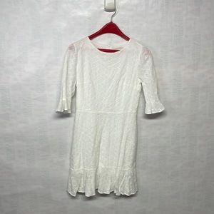Urban outfitter Women Junior White lace knee length dress